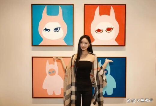 小S二女儿称画作风格有参考LABUBU 独特画风引热议